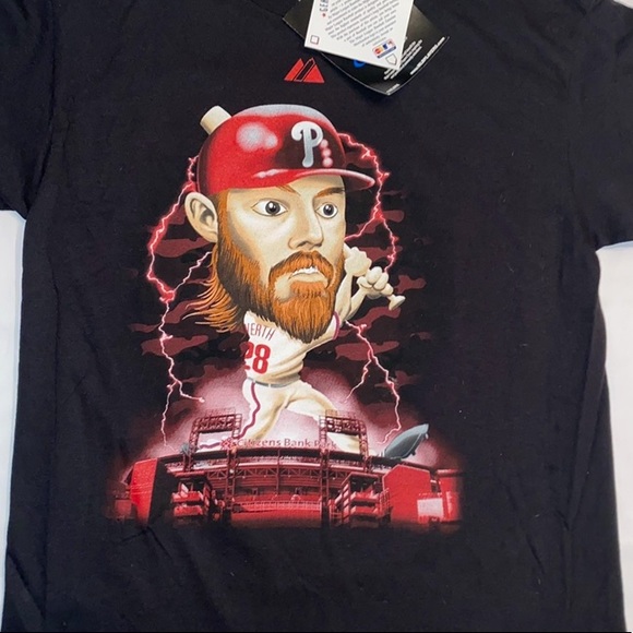 NWT Majestic Phillies Jayson Werth T-Shirt - Picture 2 of 7